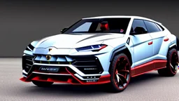 Luxury Lamborghini Urus Fast And Furious Tuning , Photorealistic, 4K, Ultra Detailed, Front Quarter View