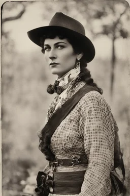 Rose Dunn, commonly known as “Rose of the Cimarron,” was a legendary person in the Wild West who was associated with bandit organizations in the late 1800s. She was born in 1879 in Oklahoma and grew up on a ranch. George “Bittercreek” Newcomb, Rose’s brother, was a famed bandit and member of the Wild Bunch gang led by Butch Cassidy and the Sundance Kid. Rose joined the group and was known to have assisted them in their criminal actions, including concealing them at her family’s ranch. Rose was