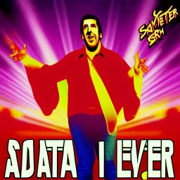 Saturday Night Fever Dream thrash metal cover staring Adam Sandler