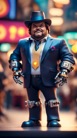 jack black pimp robot with the guys from jack ass movie poster ,bokeh like f/0.8, tilt-shift lens 8k, high detail, smooth render, down-light, unreal engine, prize winning