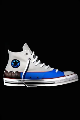 A converse sneaker, superman all over sneaker