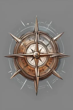 compass logo icon transparent background
