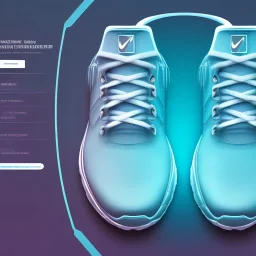 beautiful webite for shoes, ui, ux, ui/ux, nike, blue, white, teal, running person, website