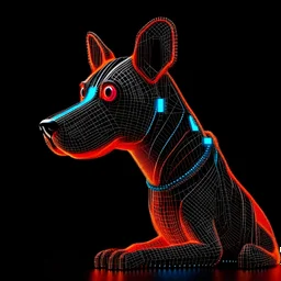 Dog cyber 3D