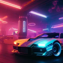 cyberpunk hyper car,cyberpunk 2077,center composition, ultra realistic,shiny, smooth, studio quality, octane render, Surrealism, Triadic colour scheme,glow-stick, ambient lighting,nightclub lighting, polaroid, 100mm, --ar 1:1 --v4