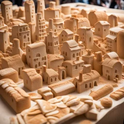 A city made out of bread