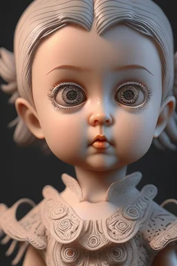 3d doll thinking expression, hyper-realistic, not exaggerated, Meticulously intricate perfectly symmetrical extremely detailed, full body and face, dramatic pose, portrait, pixiv daily ranking, pixiv, extreme depth of field, artstation, spectacular details, volumetric lighting, masterpiece, cinematic, Hollywood production, 8k resolution, high definition, max octane render, vivid colors, max resolution, unreal engine , max perfectionism, realistic composition, professional photography, max focus,