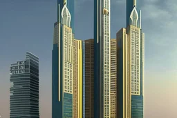 Unique building design for central bank of India. Make it world's tallest building