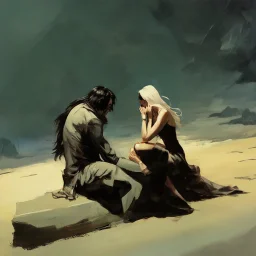Fiona Staples man and a beautifull woman