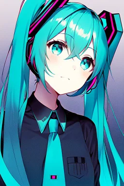 hatsune miku with a ak-47