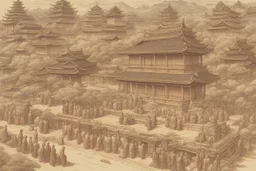 اشخاص وبيوت من البوذيه القديمه