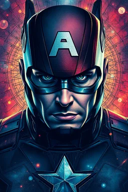 Captain America, centered| key visual| intricate| highly detailed| breathtaking beauty| precise lineart| vibrant| comprehensive cinematic| Carne Griffiths| Conrad Roset, best quality, Trending on artstation, Trending on MidJourney, Award Winning, Timeless art work, Masterpiece, Genius, Worldclass, Extra ordinary, Aesthetic, Beautiful, Stunning, Brilliant, cinematic, Dynamic, Cinematic lighting, inspirational, 4K resolution, 8K resolution, Artstation HD, Artstation HQ, Vivid, Vibrant,