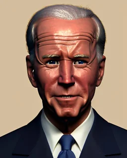 Waist up Portrait, joe Biden, muppet Sesame Street style, Blue suit retro style, photo studio, unreal engine 5, concept art, artstation, god lights, ray tracing, RTX, lumen lighting, ultra detail, volumetric lighting, 3d.