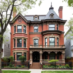 At 2146 W. Caton Street in Wicker Park stands the Frederick Gehrke House, built in 1889 and designed by architects Faber & Pagels. This handsome late-Victorian residence was part of a row of five substantial single-family homes constructed on what was then a newly carved, 600-foot street called Columbia. At the time, this triangular pocket near Damen, North, and Milwaukee was one of the last undeveloped stretches of prairie in the neighborhood — soon to become one of Chicago’ black and white pen
