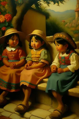 mexican childeren painting neoclassism