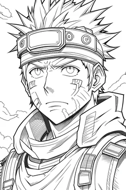 Naruto coloring book