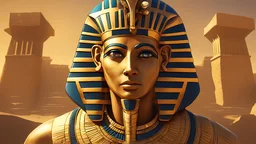Today's weapons have an Egyptian Pharaonic character high quality, wide view, ultra-detailed 8k wallpaper, high details
