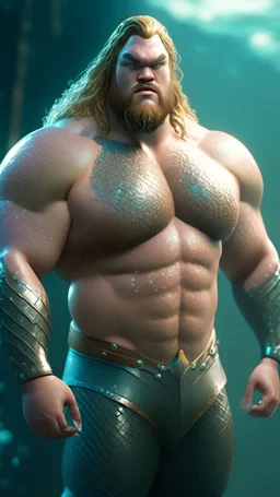 aquaman fat, ultra realistic, 4k, ultra detail, full body