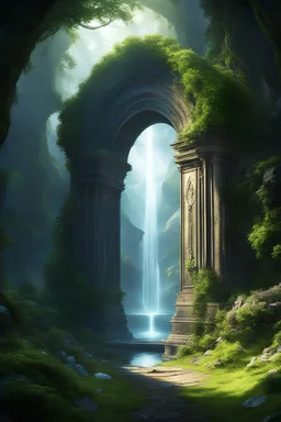 a portal to another world, that is exactly like this one, except magic has been allowed to flourish instead of having been killed off thousands of years ago