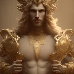 The supreme male magic god, mysterious, soft lighting, unreal engine 5 volumetric lighting, intricate details, realistic style, 8k resolution