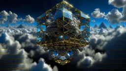 impossible hypercubus jeweled giant clouds hurricane with teeth paradoxical geometry calibrated eyesight