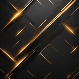 Hyper Realistic Glowing-Golden-Diagonal-Intersecting-Lines on rustic-jet-black wall with embers