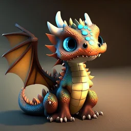 cute dragon 3D