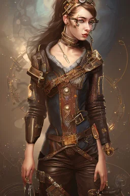  girl steampunk life