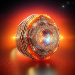 Ring made by wood roots and shreds of glass, orange diamonds sparkles, red rubi fragments around, blue lights reflexes, complex structure, gold details, intricate ring pattern,Unreal Engine 5, macro lens,sharp focus, photorealistic, hyper detailed, studio lighting, neon light ambient, cinematic