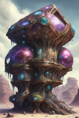 non-euclidian giant jewels mutant lifeform house