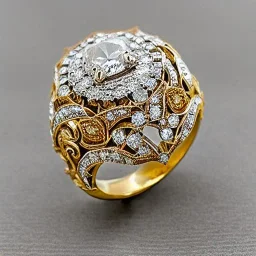 diamond ring, art noveau, filigree, floral, breathtaking, highly ornate, delicate, intricate, photorealistic, high fashion, fine jewellery, luxury, designer