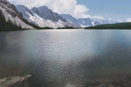 A lake in Alberta