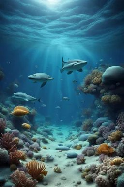 The sea bed a million years in the future