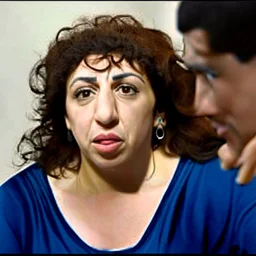 Create a highly realistic 3D scene. An imaginatively detailed rendering of To play الويبDiego Armando Maradona transforming her into a woman with the same specifications as the attached image. The method of transforming the painting in full detail. A comedic and funny touch. Ultra wide angle. Extremely realistic fine details. Highly realistic detailed display. Great full presentation and amazing drawing style. Transfer the full detailed drawing of the image at a wide and precise angle. Inspiri