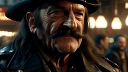 4k full realism. Details maximum. Lumieres maximales. Lemmy Motorhead diable chante hellraiset