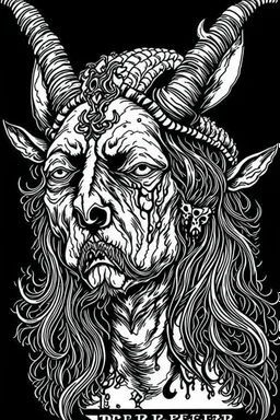 A goat black metal 2d