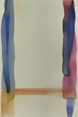 Abstract watercolour painting in the style of Agnes Martin