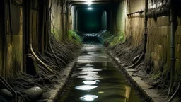 A hidden sewer whispers stories of water and loneliness