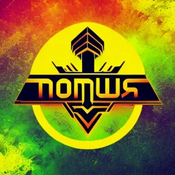 symbol logo for "Dominus Sound" hardstyle music festival, concept art, vector flat, symbol, vector art, hardstyle. text "DOMINUS SOUND"