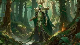 elf king in the forest