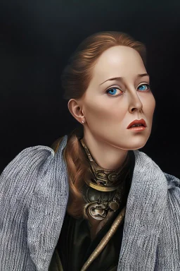 Famous female actress aged 42 portrayed in her mansion