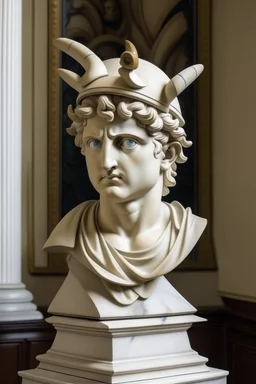 Statue pokemon fascist roman statue head