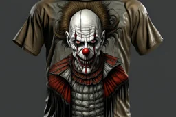 T-shirt format,Imagine/ pennywise, accurate, ultra realism, intricate detail, photo realism, portrait, upscale maximum, 8k resolution,,Hyper-detailed ,8k, by xanuth