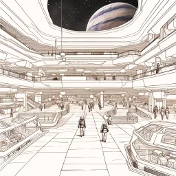 The First Shopping Mall on Mars