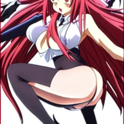 Rias Gremory doing a split