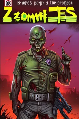 zombie cops entrails blood