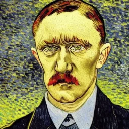 hitler painted by van gogh