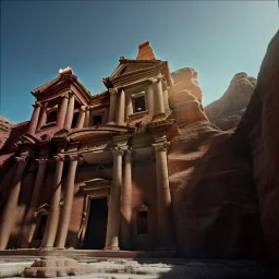 Petra, beautiful, realistic, hyper detailed, unreal engine 5, octane render