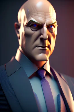 Lex Luthor, Character Portrait, magnificent, majestic, highly intricate gigantic, Realistic photography, incredibly detailed, ultra high resolution, 8k, complex 3d render, cinema 4d