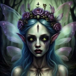 fairy fae faerie queen horror creepy